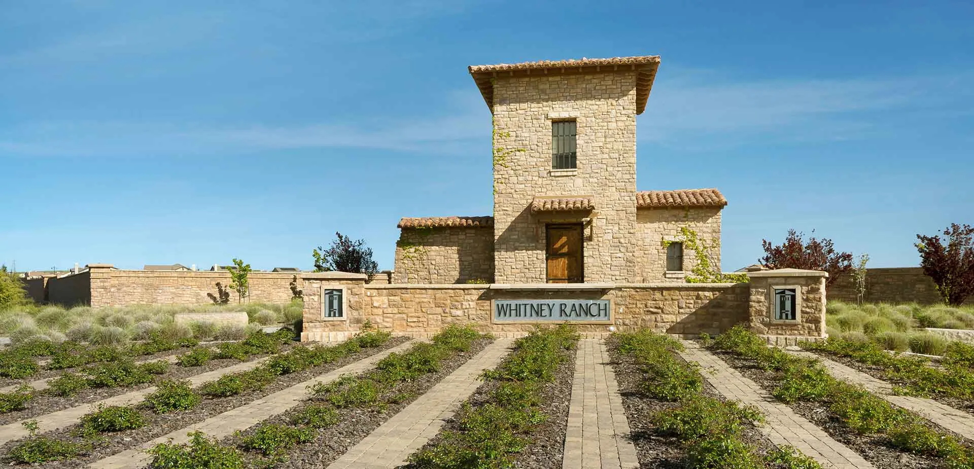 Whitney Ranch community entrance in Rocklin, CA